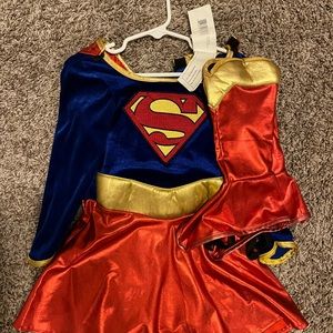Supergirl Halloween Costume- One Size -Toddler